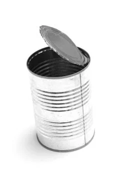 Empty tin can Stock Photos