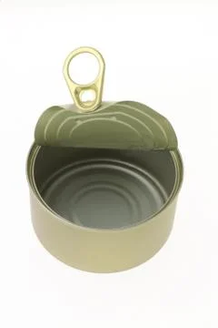 Empty tin can Stock Photos