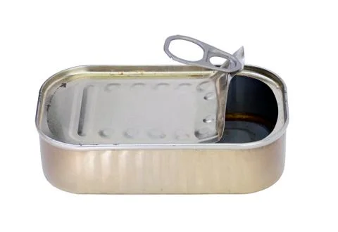 Empty tin can Stock Photos