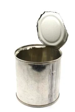 Empty tin can Stock Photos
