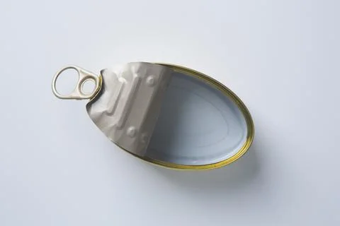 Empty tin cans Stock Photos