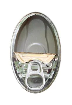 Empty tin Fotos Stock