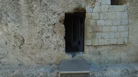 EMPTY TOMB by DRONE Stock Footage 58571326