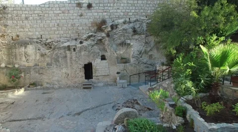 EMPTY TOMB by DRONE Stock Footage 58571353