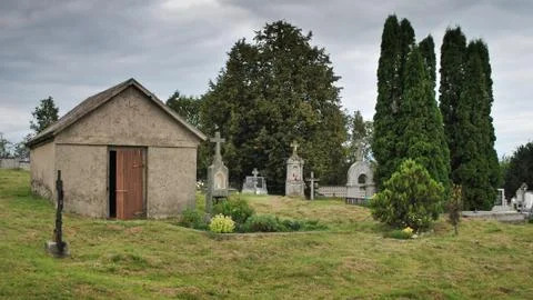 Empty tomb Stock Photos