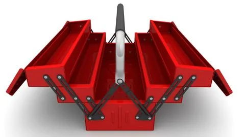 Empty tool box Stock Illustration