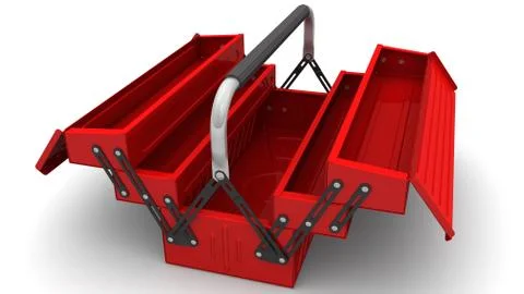 Empty tool box Stock Illustration