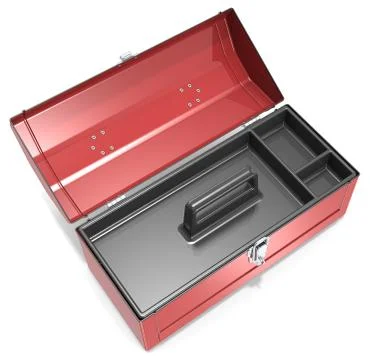 Empty Toolbox. Illustrazione stock