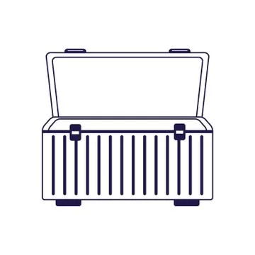Empty tools box icon, flat design Stock Illustration