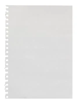 Empty torn scrapbook page Stock Photos