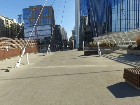 Empty Tracking Bridge in Denver Stock-Footage 70818079