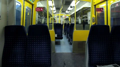 Empty train carriage Stock Footage 41404245