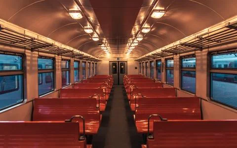 Empty Train Carriage Stock Photos