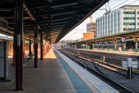 Empty Train Platform Stock Photos