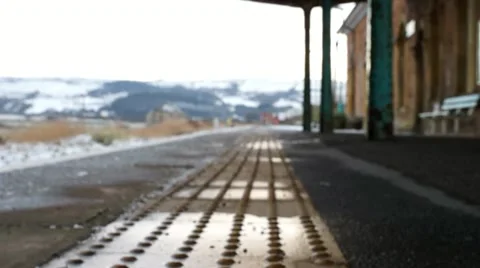 Empty Train Station 库存影片 20480510