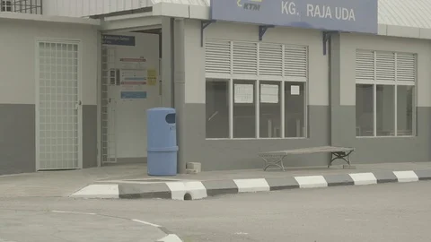 Empty Train Station Stock Footage 127293378