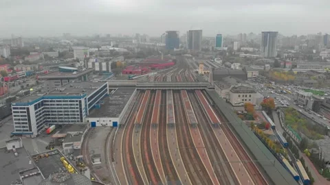 Empty Train Station Stock Footage 143068464
