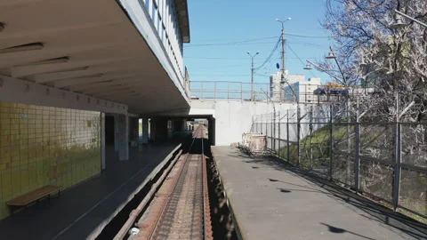 Empty Train Station Stock Footage 152161297