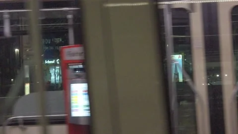 Empty Tram during Pandemic Era of Corona Virus COVID-19. Stock Footage 166837138
