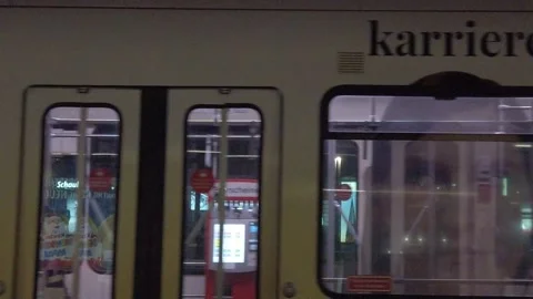 Empty Tram during Pandemic Era of Corona Virus COVID-19. Stock Footage 166837641