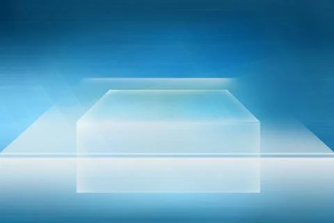 Empty transparent counter top background for product presentation concept series 库存插图
