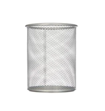 Empty trash isolated on white 스톡 사진