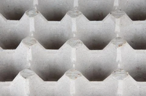 Empty tray of eggs isolated Stock Photos