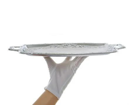 Empty tray Foto stock