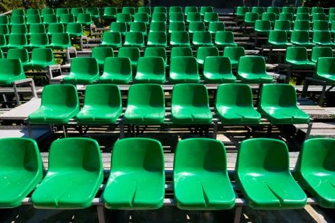 Empty tribune 스톡 사진