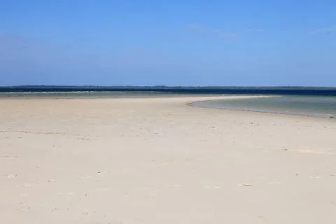 Empty tropical beach Foto stock