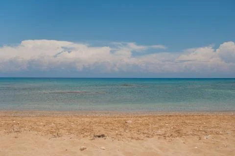 Empty Tropical Beach Stock-Fotos