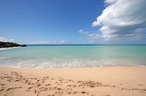 Empty Tropical Beach Foto stock