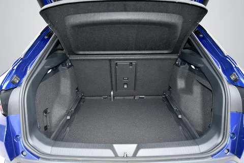 Empty trunk of the passenger car Stock Photos