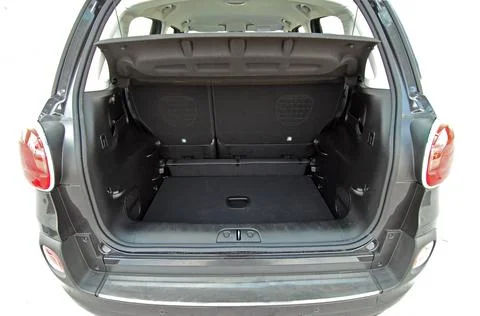 Empty trunk of the suv Stock Photos