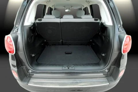 Empty trunk of the suv Stock Photos