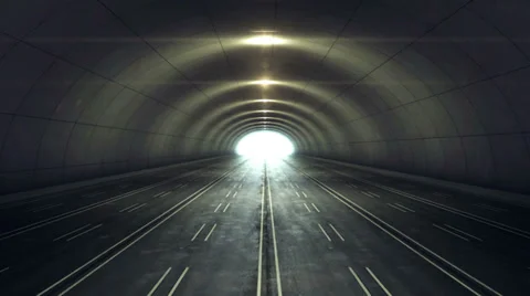 Empty tunnel 스톡 동영상 32748266