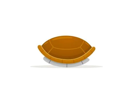Empty Turtle Shell Stock Illustration
