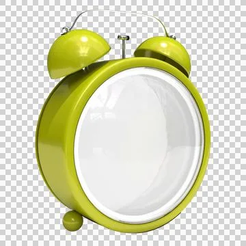 Empty twin bell alarm clock Stock Illustration