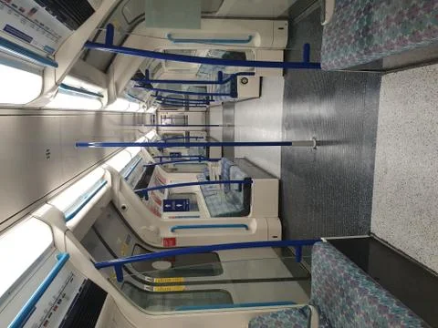 Empty underground during the COVID19 Stock Photos