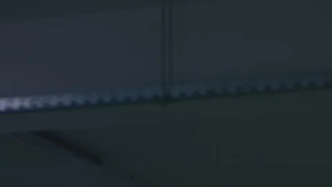Empty underground parking area damaged lamp Stock Footage 106928250