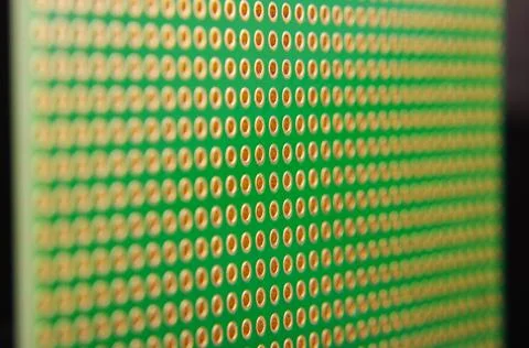 Empty universal PCB for prototyping Stock Photos