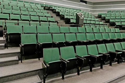 Empty university auditorium Stock Photos
