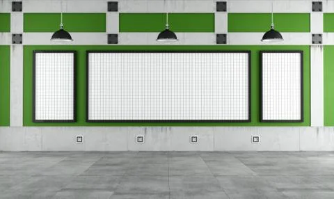 Empty university classroom Stock Illustration