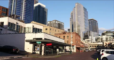 Empty urban street Stock Footage 165270908
