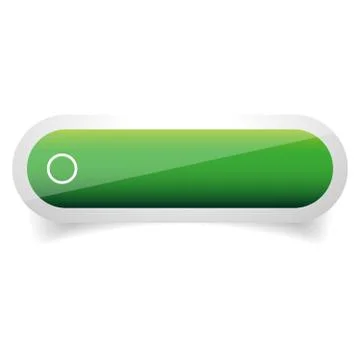 Empty vector glossy button Stock Illustration