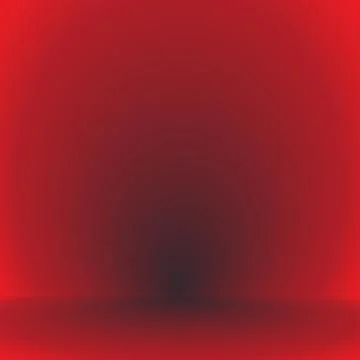 ,Empty velvet red color studio room background ,Template mock up for display or Illustrazione stock