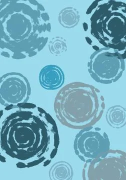 Empty vertical Background blue with circles. Graphic blue gray Background Stock Illustration