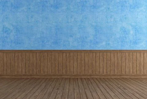 Empty vintage interior Illustrazione stock