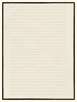 Empty vintage notebook paper background. Stock Photos