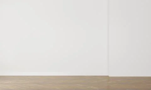 Empty wall in modern interior Illustrazione stock